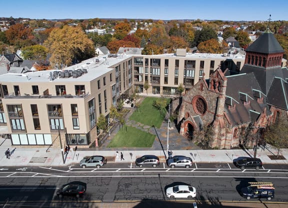 Aerial View Of Community at Saint James Place, Cambridge, MA 02140